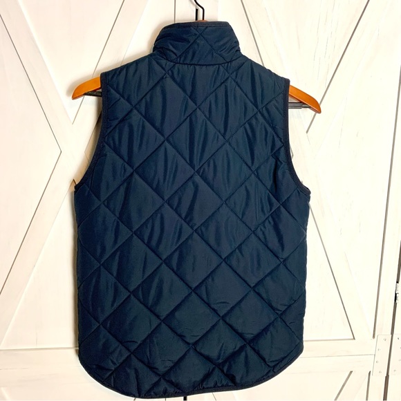 ❤️ J CREW Mercantile Quilted Puffer Vest Primaloft Navy Womens Xsmall EUC - Picture 6 of 12